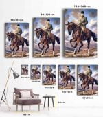 atatürk at üstünde kanvas tablo, atatürk, lavi tasarım, en güzel atatürk kanvas tabloları, at üstünde atatürk görselleri