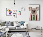 sanatsal tablo,koala tablo,komik photoshop kanvas tablolar