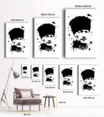 siyah beyaz atatürk portresi, siyah beyaz atatürk posteri, en güzel atatürk tabloları lavi tasarım
