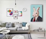 tavşan tablo,tavşan kanvas tablo,tavşan tabloları