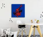 örümcek adam kanvas tablo , spiderman tablo , lavi tasarım , gaziemir kanvas tablo