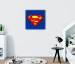 superman kanvas tablo , çelik adam tablo , süpermen tablo , lavi tasarim , izmir kanvas tablo