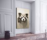 kızıl panda kanvas tablo , panda tablosu , erzurum kanvas tablo , lavi tasarım, lavi tasarim