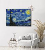 Yıldızlı Gece Kanvas Tablo - The Starry Night Vincent Van Gogh