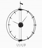 Duvar Saati Çeşitleri Galileo Point 60 , tasarımsal Duvar Saati , siyah duvar saati, duvar saatleri, lavi tasarım