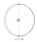 Tasarım Duvar Saati, gold duvar saati, modern duvar saati olarak geçen gümüş saat Galileo Duo duvar saatleri indirim, taksit ve ücretsiz kargo avantajı sağlayan Lavi Tasarım mağazası beyaz duvarında asılı durmakta