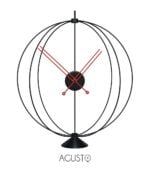 Büyük Masa Saati Agusto 50 ve en güzel ve en yeni trend siyah kırmızı masa saati modelleri Lavi Tasarım da