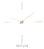 Gold Altın Salon Saati Modeli Pestivo Point 120 modern duvar saati üreticisi Lavi Tasarım da sizlerle