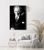 Mustafa Kemal Atatürk Portre Kanvas Tablo, Atatürk'ün fotoğrafları yüksek çözünürlük, ücretsiz kargo ve taksitle Lavi Tasarım 'da!